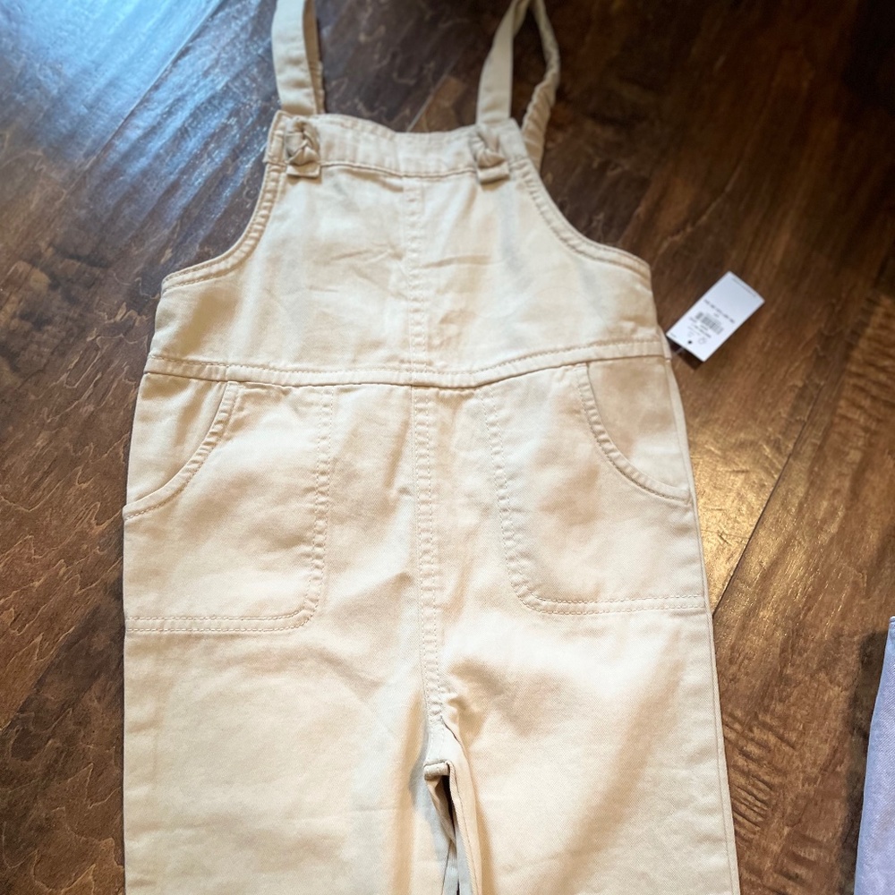 Old Navy Khaki Pant Overalls 3T